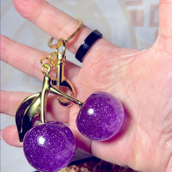 Purple Cherry Key Holder - Picture 3 of 4